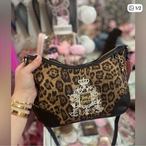 Juicy couture juicy  for All HOPO color natural/chocolate purse